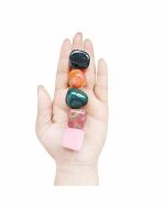 Shubhanjali store Healing Crystal Tumble Stone Set (2 x 2 x 2 cm) (Pack of 5)