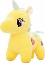 Weshopaholic Cotton Rainbow Unorn Stuffed Animal Plush Toy for Kids 10 inch 6 - 12 Month