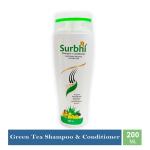 SURBHI Amla Aloevera Green Tea Shampoo and Conditioner for Hair Fall and Damage Repair - 200ml