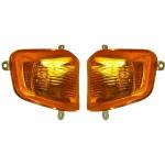 Apsmotiv Side Indicator Lamp Light Set Suitable For Mahindra Piaggio Bajaj Auto Tuk Tuk Car Dash Indicator Lamp