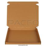 PACFO Tuck-in Corrugated Box 12x9.90x1.20 Inches- Pack of 10 Boxes
