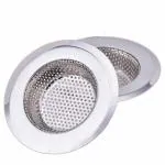 SHOPOWARE Kitchen Sink Stainless Steel Push Down Strainer 11.3 cm ( Set of 2)
