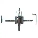 MAF PRO Adjustable Metal Wood Circle Cutter Hole Saw Drill Bit Cutter Kit Tool 30mm-120mm