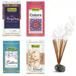 Vidhan Fragrance Incense Sticks Colors, Mangalmay, Bakhoor, Miracle (Pack Of 6)