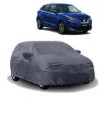 Carigiri Grey Car Body Cover For Maruti Suzuki Baleno(Triple Stitched,Mirror Pockets,Uv Resistant,Dustproof)(Models-2015, 2016, 2017, 2018)