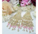 Gyaan Jewels Handmade Earring Set Pink (Women and Girls)
