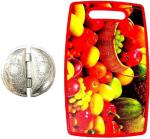 Urban Buy Multicolor Aluminium Gujiya And Oval Chopping Board Kitchen Tool Set 2 Pc