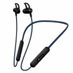 AMP Studio X9 Wireless Neckband Earphone with Type-C Fast Charging, Premium Lightweight Design, Vibration Call Alerts, Crisp Bass, 10mm Driver and 20+ Hours Playtime -Blue