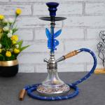 JaipurCrafts Premium Designer Blue Rabbit Cocoyaya Hookah Set ( 17 Inches)