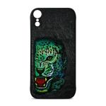 TREEMODA Green Leopard Leather Back Case for Iphone XS Max.