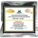 MGBN Gelatin With Potato Powder 2 In 1 Uses For Face Mask, Hair Removal Skin Care 50 gm