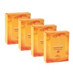 Golden Treez Honey Soap | Natural Bathing Soap enriched with Honey and Aloe Vera Extract | Paraben free, Sulfate free and Cruelty free Body Bath Soap ,115 Gram (Pack of 4)