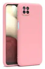 U&E Pink Silicone Back Cover For Samsung F22