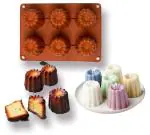 BAKEWAREIND Lyba Moulds Canele Bundt Fondant Soap Candle Silicone Chocolate Mould l Chocolate Mould l Silicone Chocolate Mould l Decorating Chocolate Mould l Chocolate Moulds l Cake Moulds l Moulds