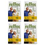 Friends Easy Adult Diapers Tape Style - 40 Count (Large) with odour lock and Anti-Bacterial Absorbent Core