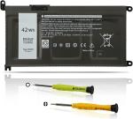 HB PLUS 42 Wh 4 Cells Laptop Replacement Battery For Dell Inspiron 5481 5482 5485 5491 2-In-1 5493 5584 5593 5590 Vostro 5481 5581 5490 5590 Series 0Yrdd6 1Vx1H 01Vx1H Vm732 0Vm732 (Black)