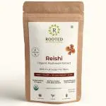 Rooted Certified Organic Reishi mushroom Extract Powder (120 gm)