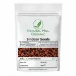 Natural hill Organic Sindoor Seed Pure & Natural 50 Gram | Annotta | For various health benefits | Chemical-Free, | No mixing |Zipper Pack | With Multani Mitti Powder 100g