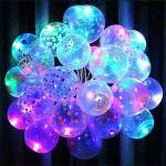 KANBI Set of 25 LED Balloons for Party Balloons for Birthday Balloons for Decoration Party Props (Printed Balloons)