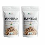 Bliss of Earth Ashwagandha Roots Withania Somnifera Premium Boost Immunity Stress Relief (Pack of 2