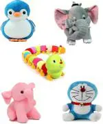 MPR ENTERPRISES duck,appu set of 5 - 18 cm (Multicolor)