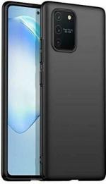 XOVO Back Cover for SAMSUNG Galaxy S10 Lite (Black, Dual Protection, Silicon, Pack of 1)