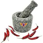 Jayam Traditional Heavy Stone Mortar and Pestle/Large/Ural Set/Khalbatta okhli Masher/Kharal