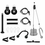 Hashtag fitness Bicep, Triceps Exercise Home Gym Equipment Weight Cable Pulley System Gym