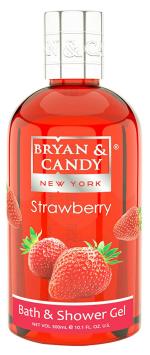 BRYAN & CANDY NEW YORK Strawberry Shower Gel With Aloe Vera For Normal Skin 300 ml