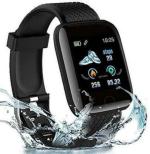 ID-116 Plus Bluetooth Smart Fitness Watch with Active Heart Rate Activity Smartwatch