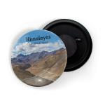 Dhcrafts Multicolor Metal Himalayas Leh- Manali Highway D3 Printed Fridge Magnet, 5.8 Cm