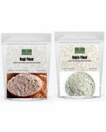 GOODNESS FARM Sprouted Ragi Flour & Sprouted Bajra Flour Combo 500 gms* 2, packs