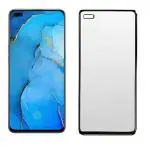 Hobbytronics Oppo Reno 3 Pro, Reno3 Pro Off White Tempered Glass Anti Fingerprint Bubble Proof with Scratch Resistant Screen Protectors (18 x 9.5 x 1.5 cm)