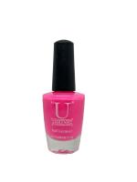U SHINE Magenta Nail Lacquer Polish | My Lindt | Quick drying Nail Paint | Long Lasting | Chip Resistance | No Paraben, Nail Yellow Chipping - 11ML (Magenta)