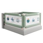 Kids Station Baby Bed Rail Guard for Kids Safety (L- 6' or 180cm + L- 5' or 150cm), H-2'6