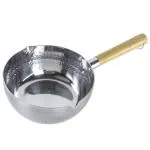TEESTA Traditional Japanese Saucepan Non-Stick Aluminium Mil Sauce Pan Milk Pot with Wooden Handle
