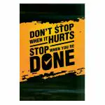 Hawai Self Adhesive 300GSM Glossy Paper Motivational Quote Poster for Home, Office, GYM , Institute, Student Study Room Wall Décor (Size A3, 18x12inches, Pack of 1) PST00010