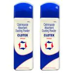 Meditek Clotek Antifungal Dusting Powder 100Gms (Pack of 2)