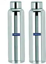 TENNYSON STAINLESS STEEL WATER BOTTLE / FREEZER BOTTLE ( 1000 ML PACK OF 2 )