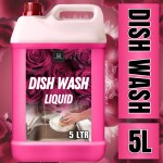 BLISS & BLUSH Dishwash Liquid 5 Liter Pink Biodegradable, Non-Toxic, Eco-friendly | Baby & Pet safe | Plant Based