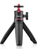 HIFFIN HF-08 Mini Smartphone Selfie Stick Tripod for i Phone, Camera Extendable Handle Grip Vlog Pole for So ny RX100 VII M1 M2 M3 M4 M5 M6 A6400 A6500 Can on G7X Mark III