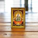 Goddess Sri Maha Lakshmi,Laxmi Devi,Dhanalakshmi,GajaLakshmi,Mahalaxmi with Elephant Photo Frame
