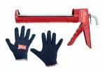 GLOBUS Durable Silicone Gun and Working Gloves 2 Piece