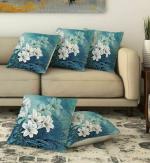 BLUEDOT Multicolor Cushions Cover (40 x 40 cm) (Pack of 5)