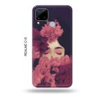 Tweakymod Printed Shy Girl Back Cover For Realme C15