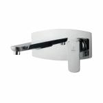 JAQUAR KUBIX Prime Series Wall Mounted HOT and Cold Basin Mixer TAP (Chrome) | Right Hand Side Lever, Brass Body Water Tap/Faucet/Cock for Bathroom/Kitchen Wash Basin | KUP-CHR-35233NKPM