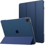 ProElite Case Cover for Apple iPad Pro 13 inch M4 2024 Cover, Smart Flip Case for Apple iPad Pro 13 inch M4 2024, Translucent back with Stylus Pen, Dark Blue