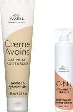 Aveil Combo of C-Nu Vitamin C Serum 30 ml & Creme Avoine Skin Moisturiser, Enriched with Colloidal Oatmeal, 125 ml (2 Items in the set)