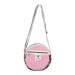 SWASTIKA Round Sling Mini Backpack, Himalayan Hemp Backpack Purse for Travel, Hippy Bag with Adjustable Strap Pack of 1 (9 x 9 x 3 Inches)