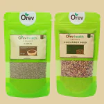Orev Health Organic Ajwain (100g) and Coriander Seed (100g) - 200gm